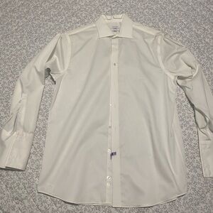 Men's Classic White Dress Shirt